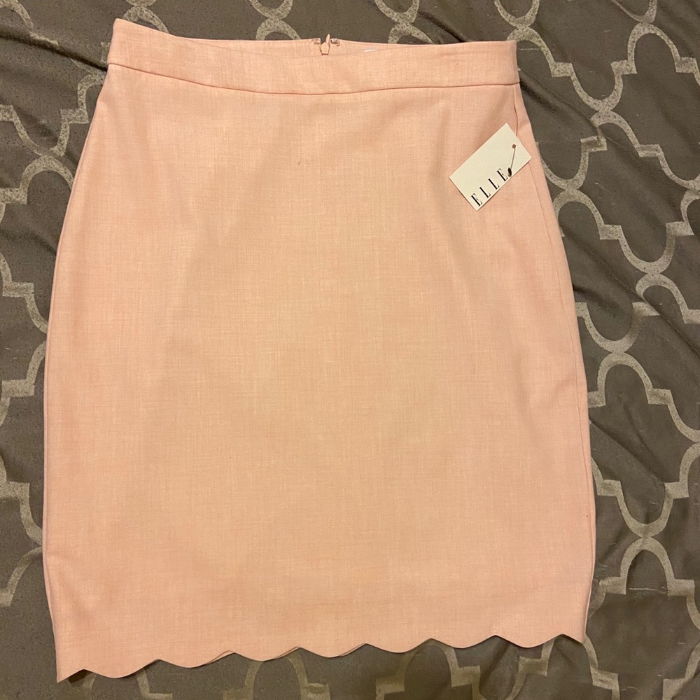 Heather Pink Pencil Skirt